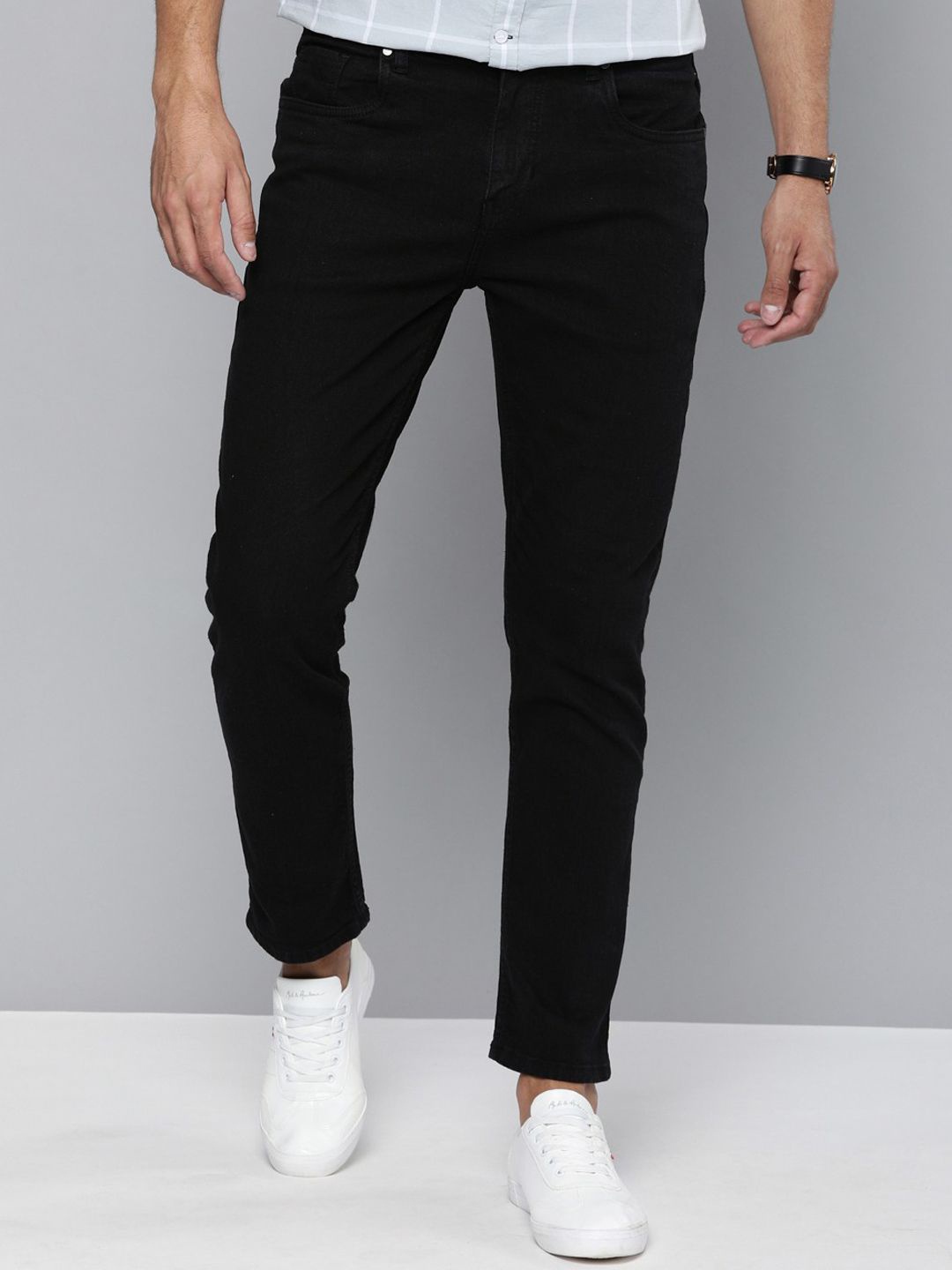 

ComfyStyle Men Jean Stretchable Jeans, Black