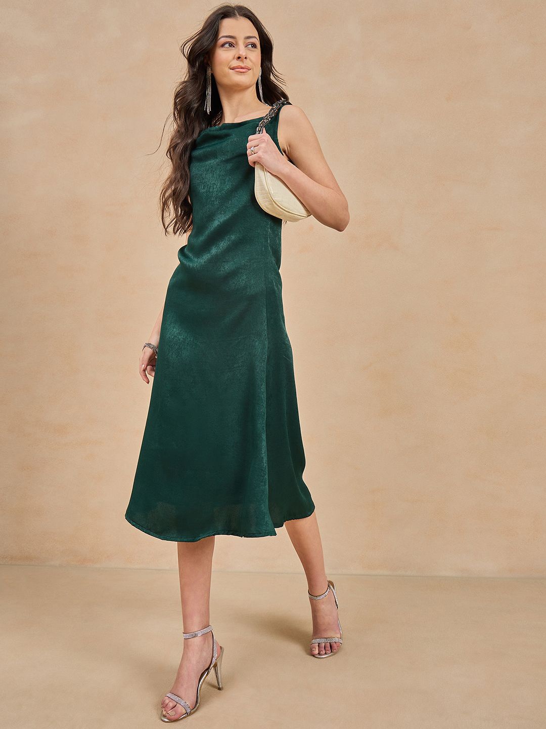 

COLOR CAPITAL Sheath Midi Dress, Green