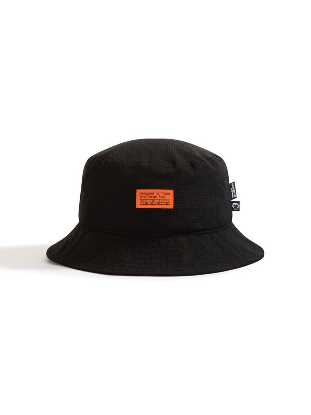

Urban Monkey Unisex Black UM Training Never Stop Playin Bucket Hat