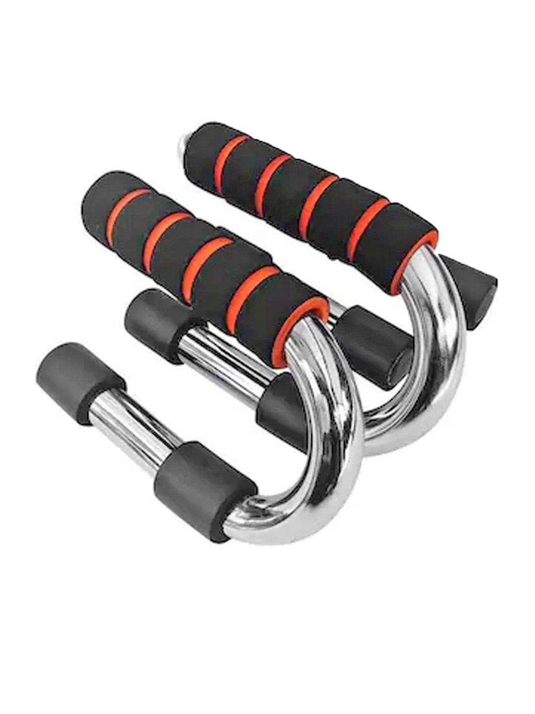 

HackerX Hand Grip Push Up Bars, Silver