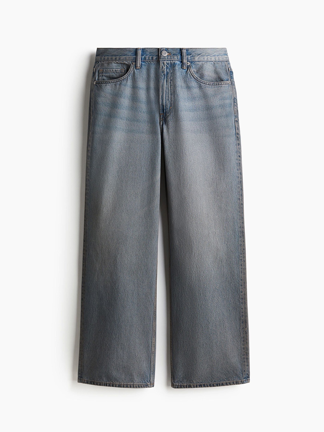 

H&M Loose High Jeans, Blue