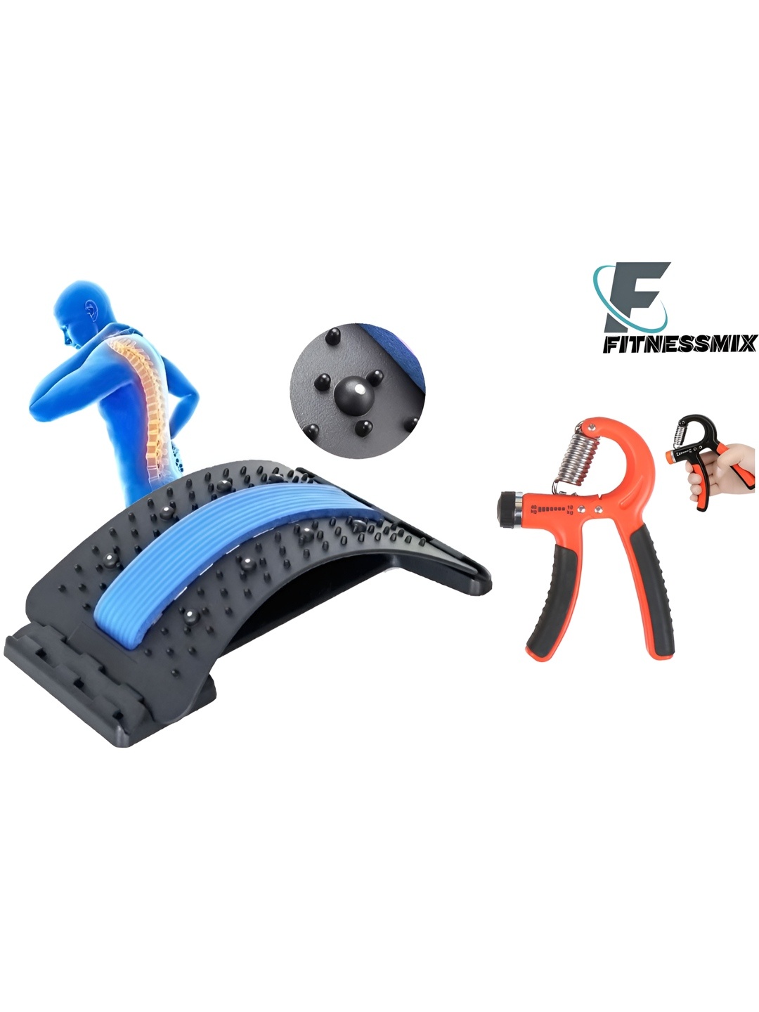 

YMD Workout Magic Back Support & Hand Gripper, Black
