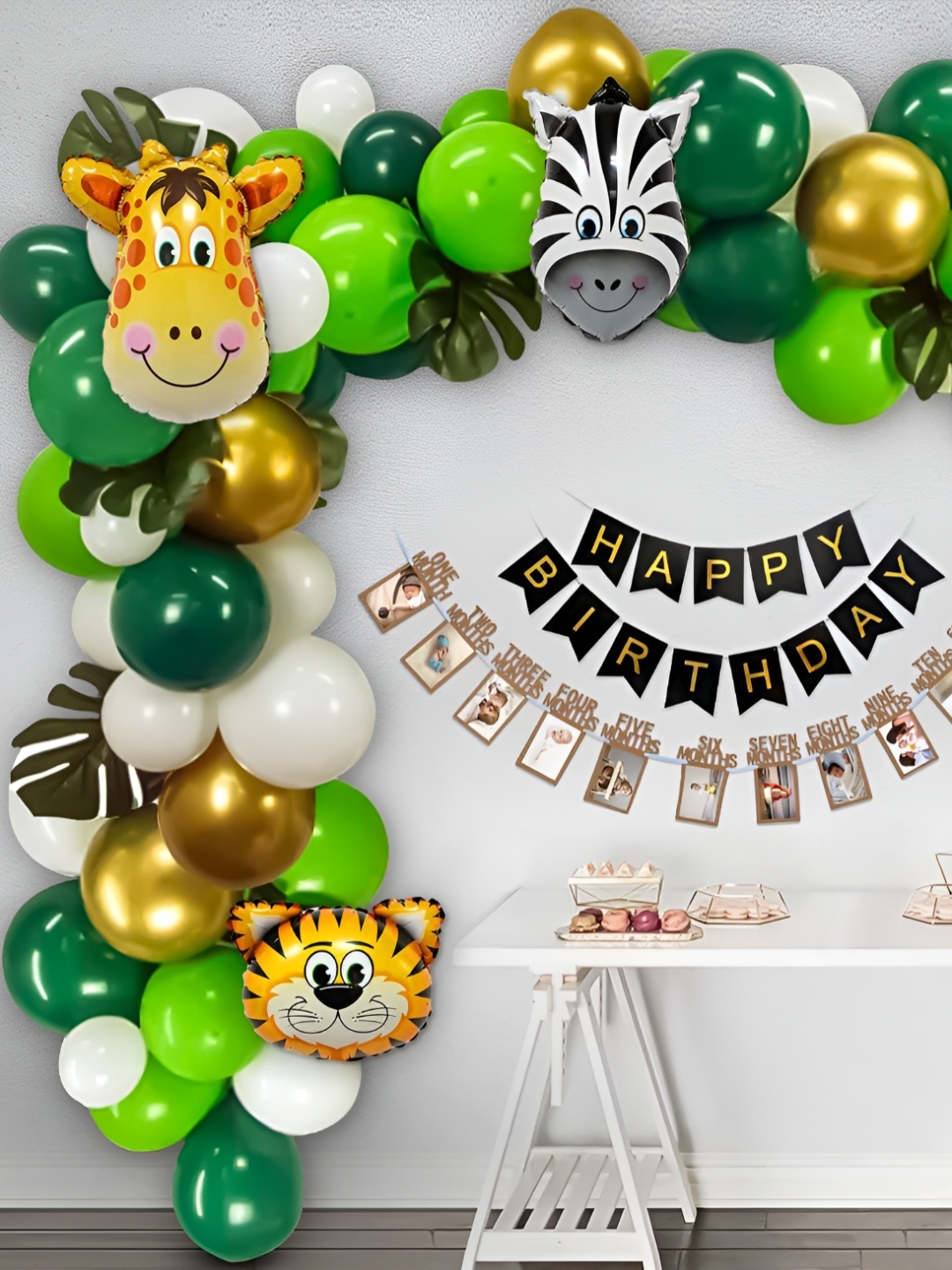 

Special You 68 Pcs Green & Yellow Birthday Decorations