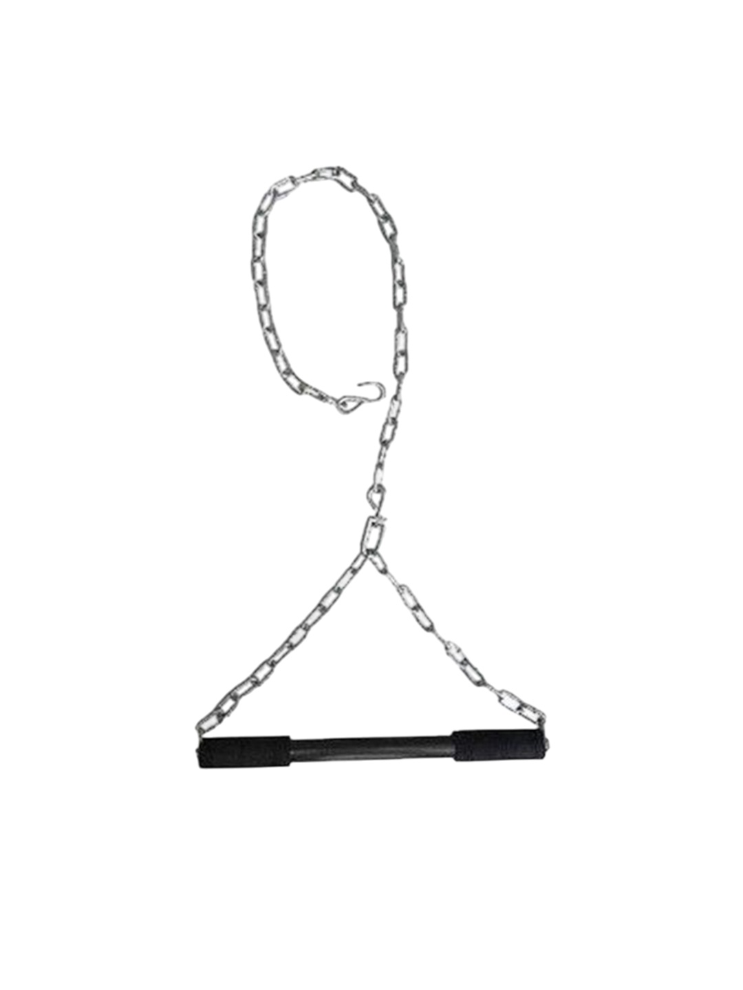 

HackerX Pull Up Height Increaser Rod Bar, Silver