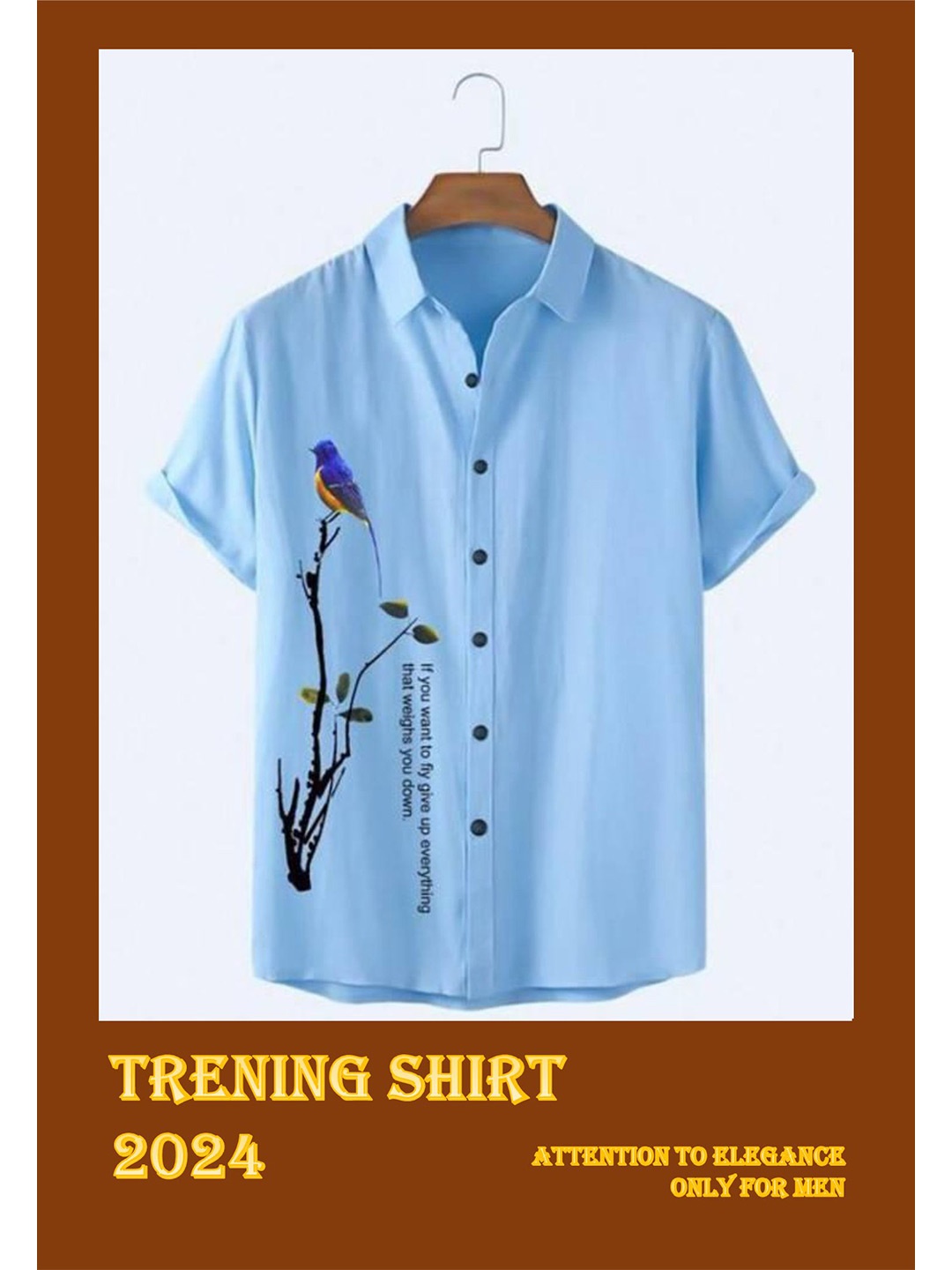 

iCome Men Animal Opaque Printed Casual Shirt, Blue