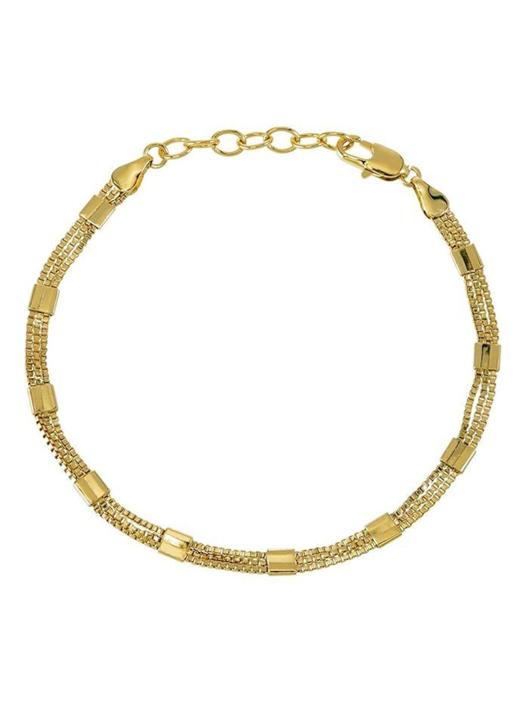 

ISHI New York Golden Gatsby Gold-Plated Link Bracelet