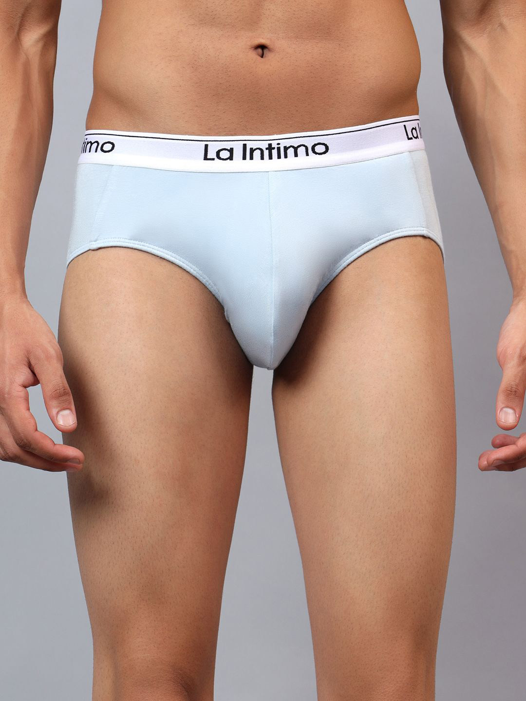 

La Intimo Men Low-Rise Basic Briefs LXMUBR01LB, Blue