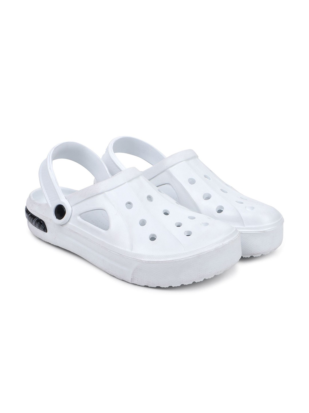 

KAPYANSH Men Clog Flip Flops, White