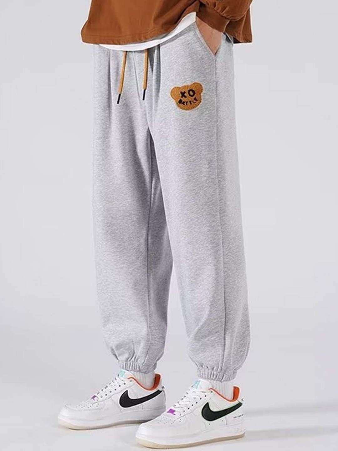

StyleCast Men Joggers Trousers, Grey