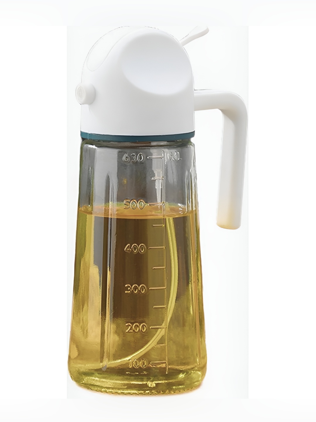 

Baskety White Glass Dishwasher and Microwave Safe Oil Dispenser 630ml