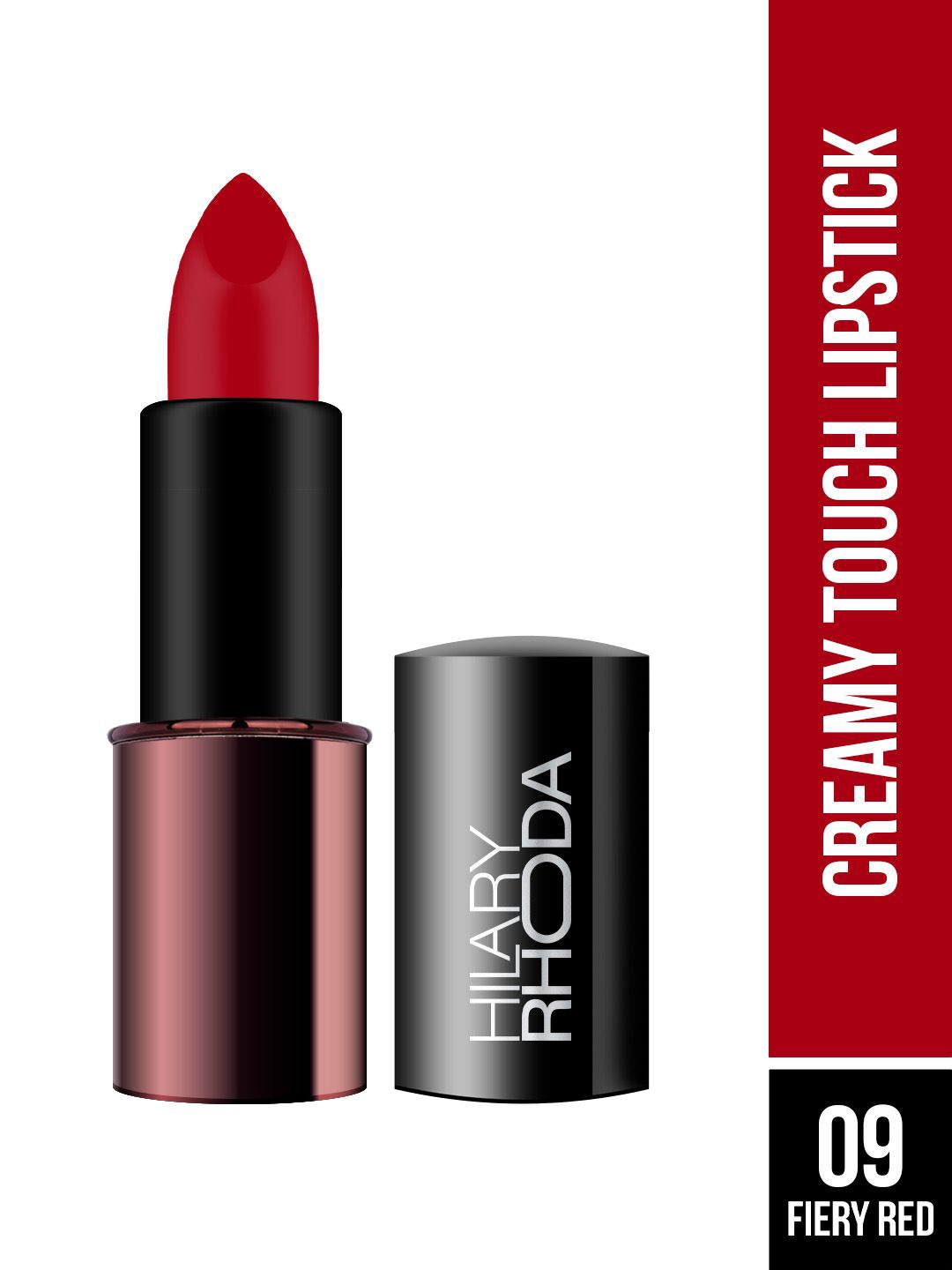 

Hilary Rhoda Long Lasting Creamy Touch Lipstick- Fiery Red 09