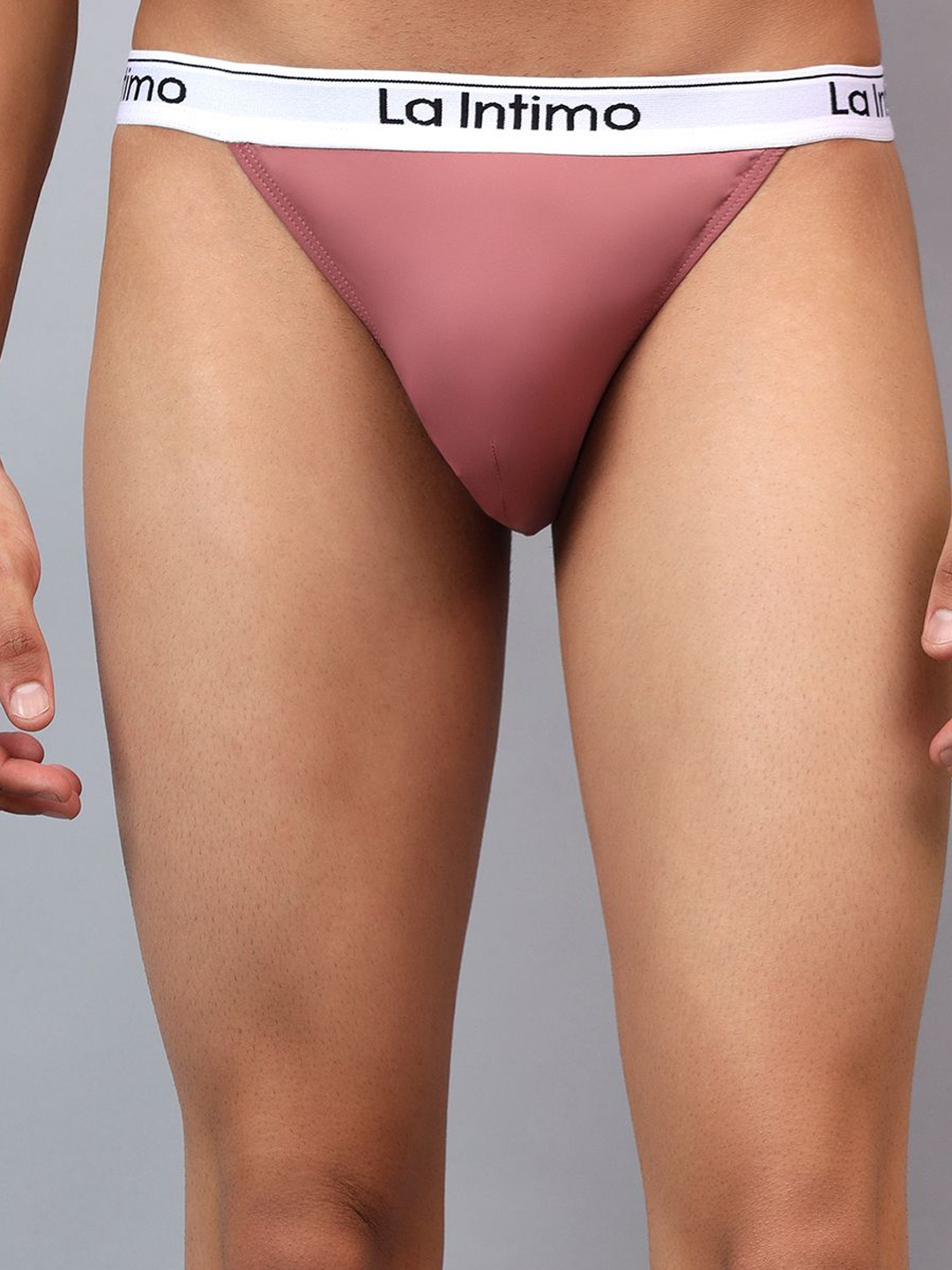 

La Intimo Low-Rise Anti-Microbial Thong Brief LLXMUTH03OD, Purple