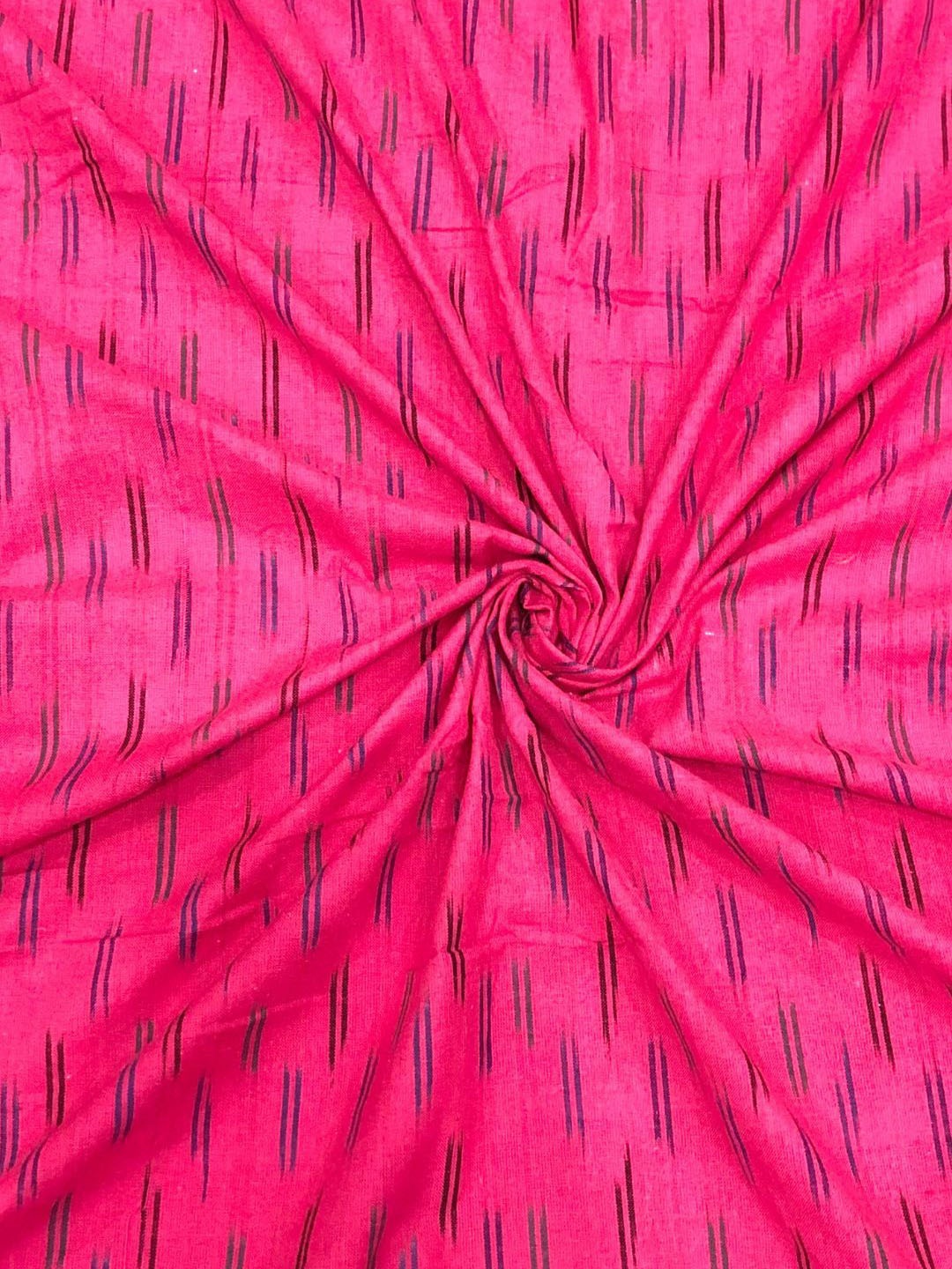 

PALASH Geometric Printed Pure Cotton Unstitched Dress Material, Pink