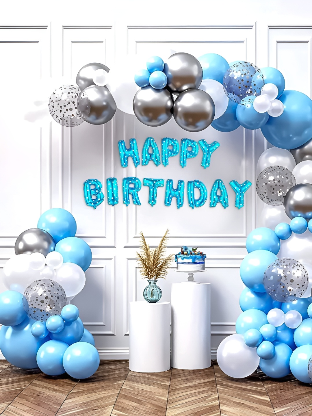 

Special You 65-Pcs Blue Theme Birthday DecorationKit