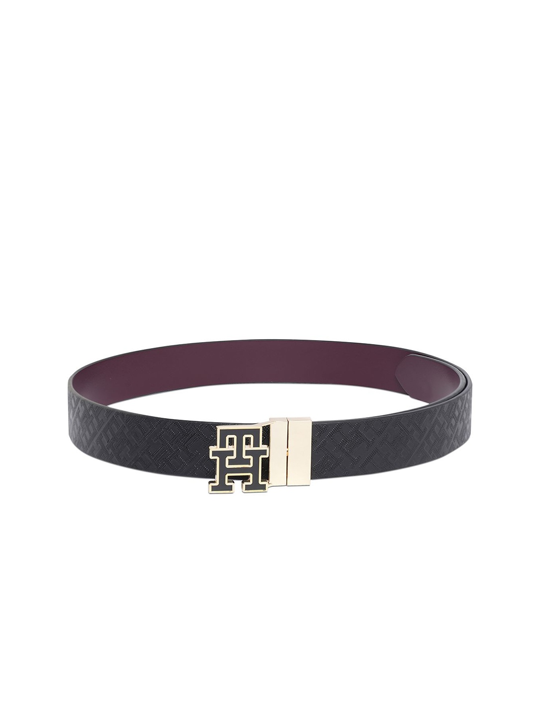 

Tommy Hilfiger Women Leather Belt, Black