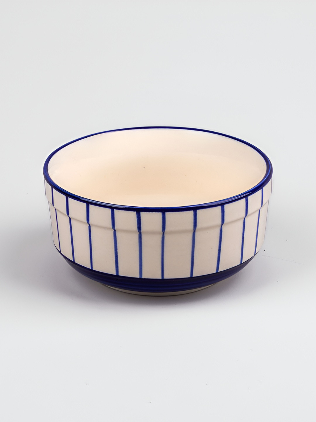 

Storepedia White Printed Ceramic Dishwasher & Microwave Safe Serving Bowl 300ml