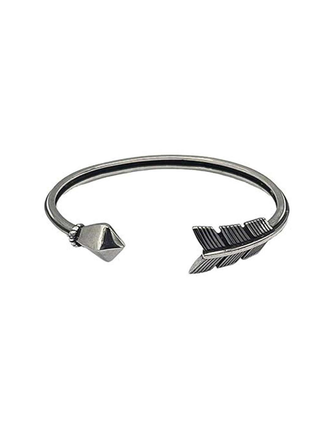 

ISHI New York Rhodium-Plated Arrow's Path Bracelet, Silver