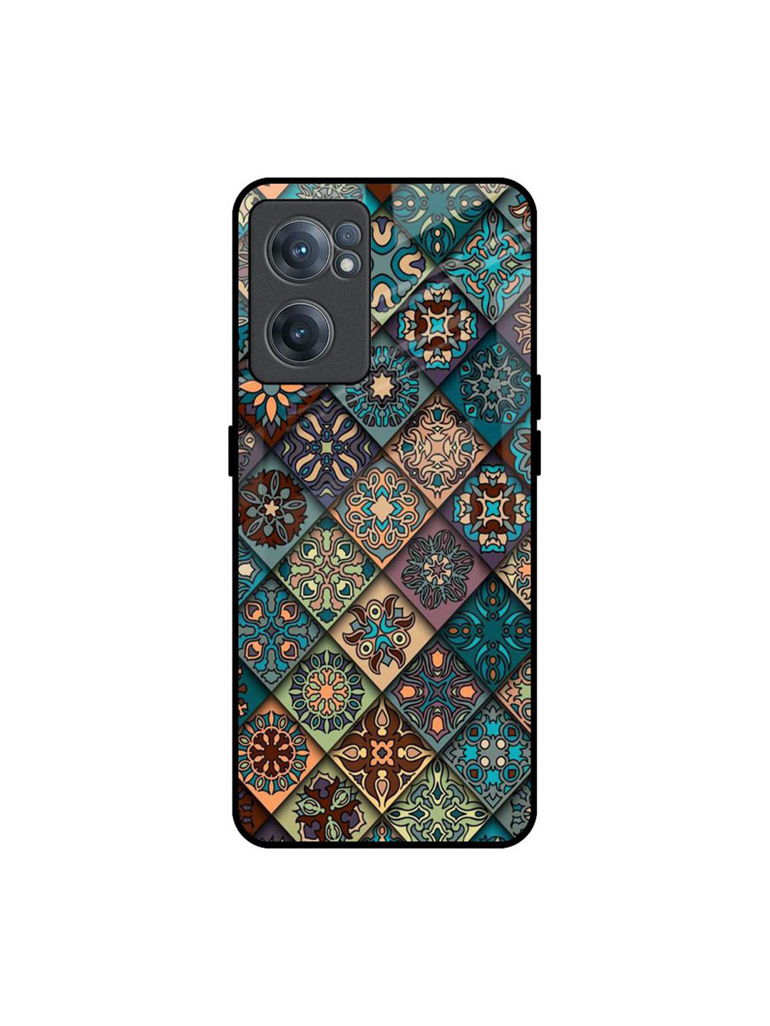 

QRIOH Retro Art Printed OnePlus Nord CE 2 Back Case, Blue