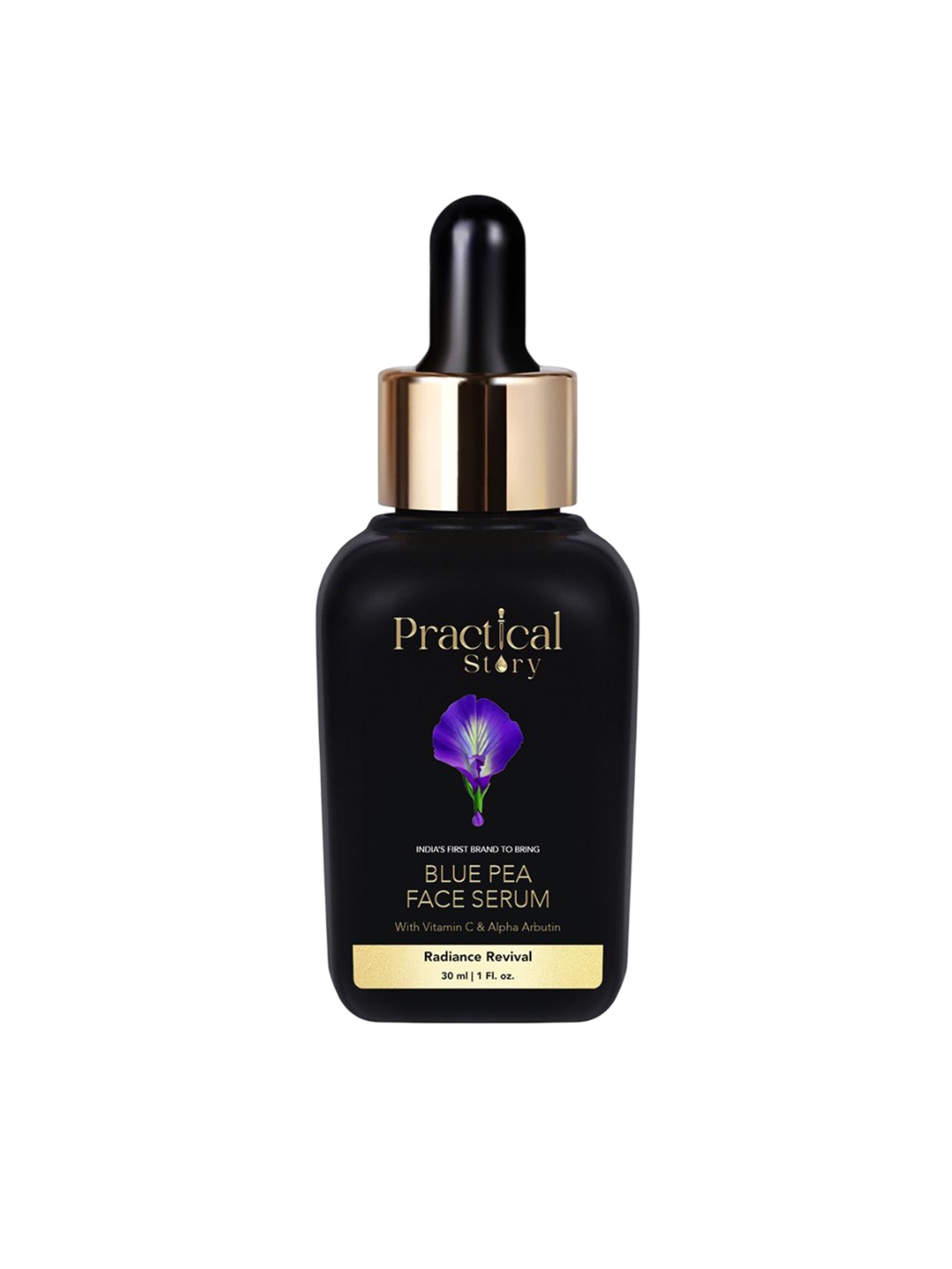 

Practical Story Blue Pea Face Serum With Argan & Jojoba Oil - 30 ml, Black