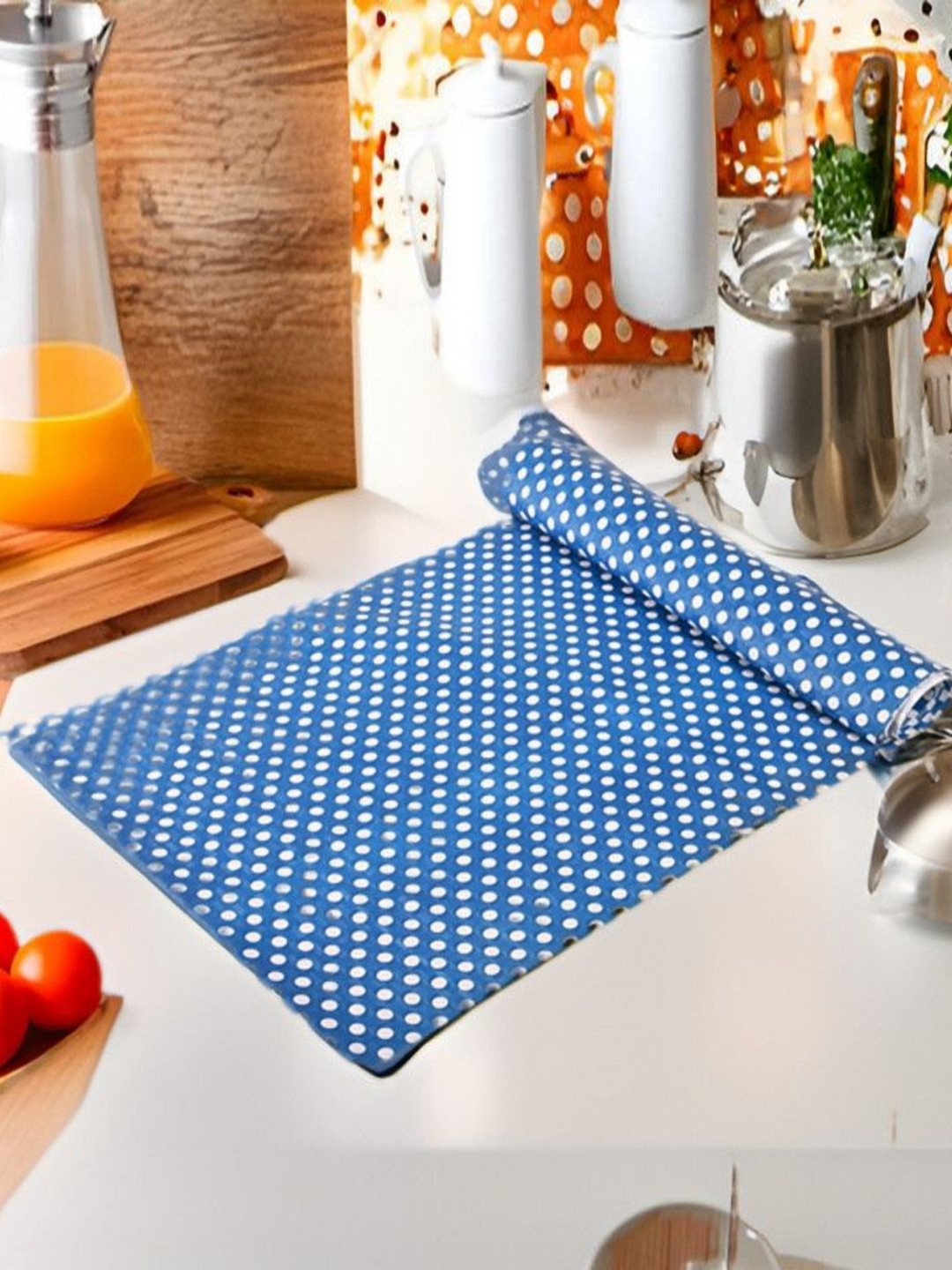 

REVEXO Blue Set of 1 Water Resistant Shelf Liner Organisers