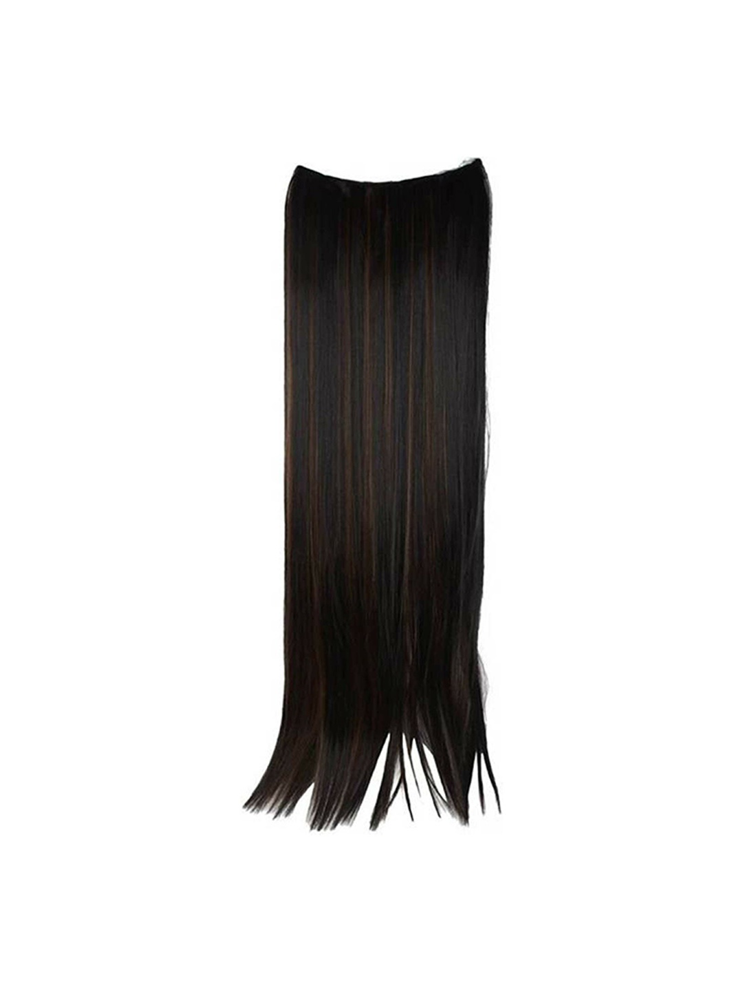 

CRIBE Clip-In Straight Locks Hair Extension - Black With Golden - 22 Inch