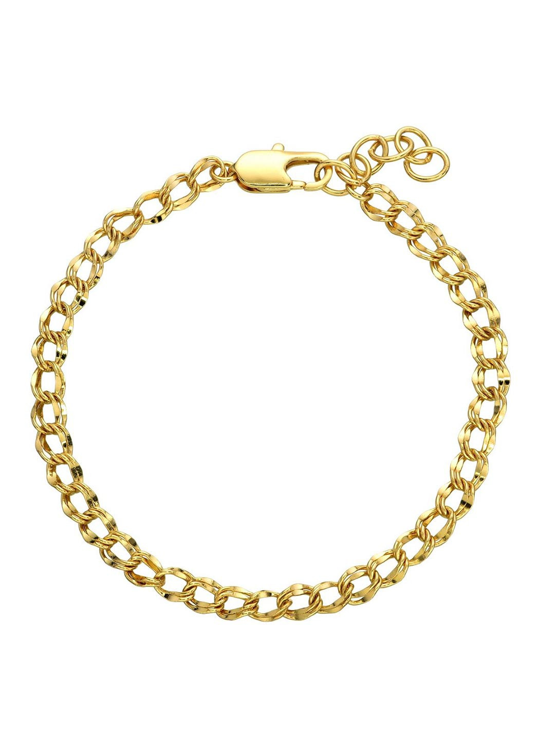 

ISHI New York Fortune's Favor Gold-Plated Link Bracelet