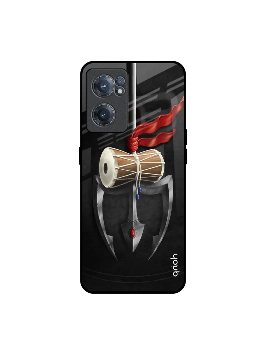 

QRIOH Power Of Lord Printed OnePlus Nord CE 2 Back Case, Black