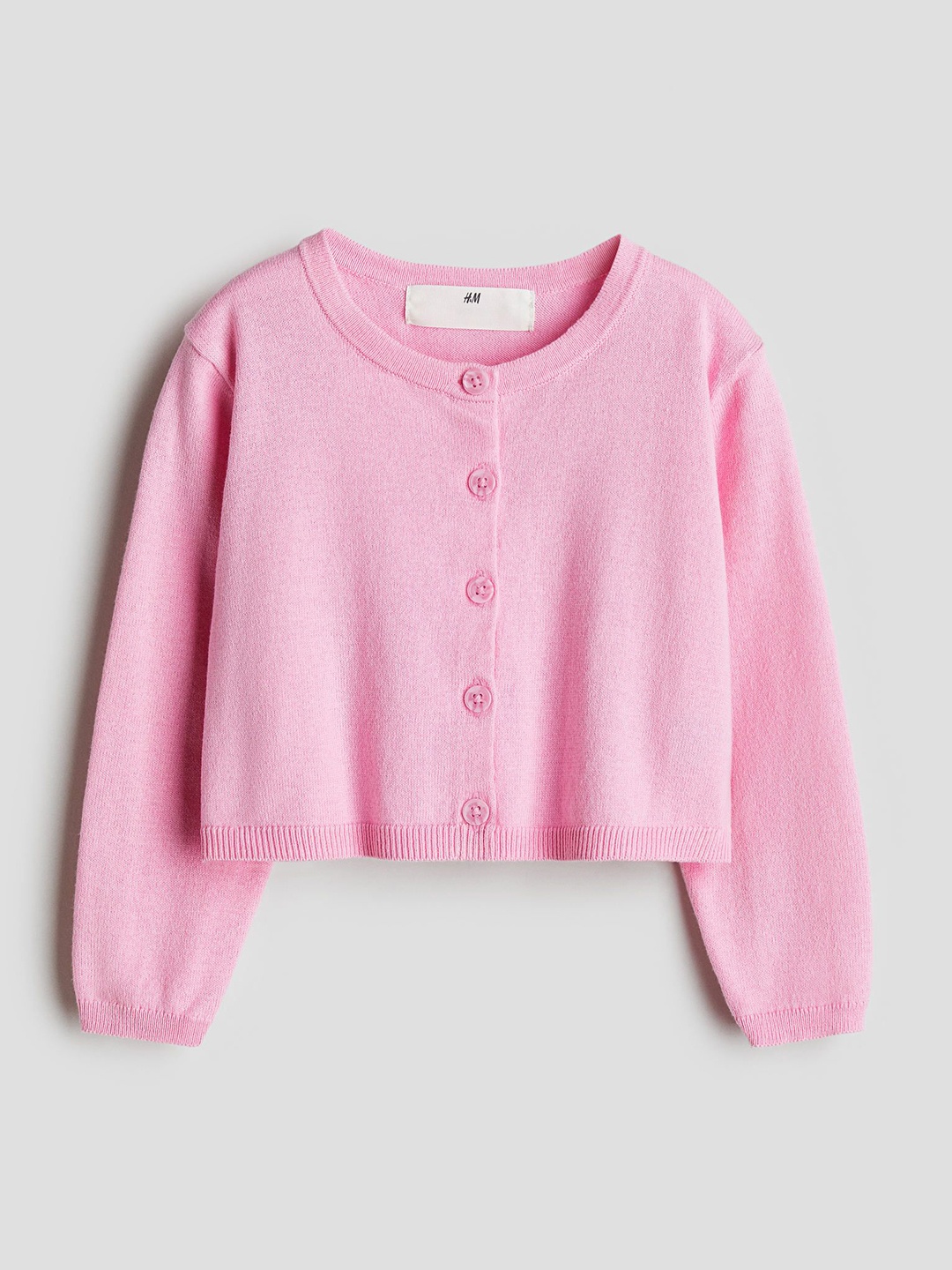 

H&M Girls Cotton Cardigan, Pink