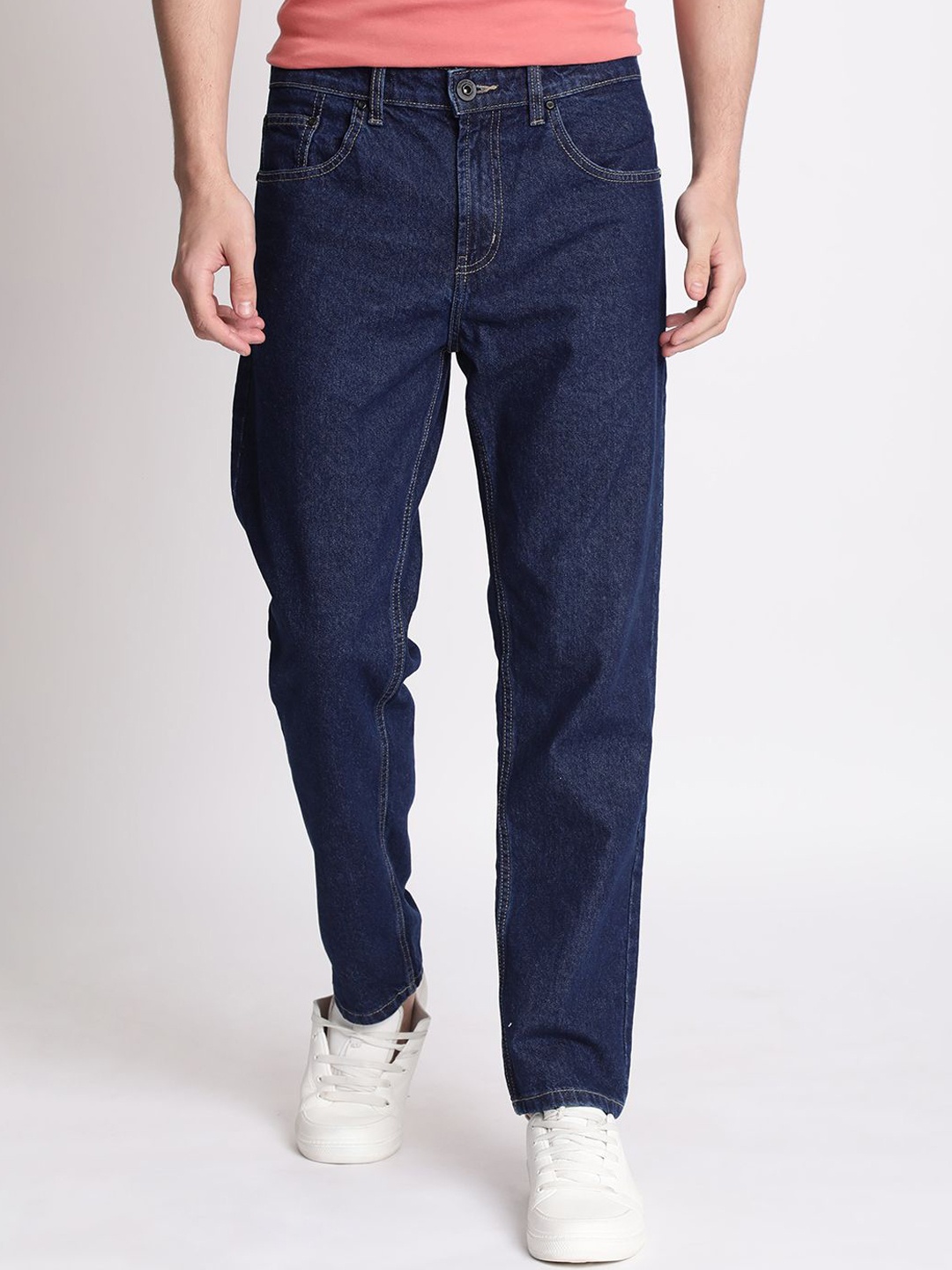 

The Roadster Lifestyle Co Men Cotton Mid Rise Jeans, Blue