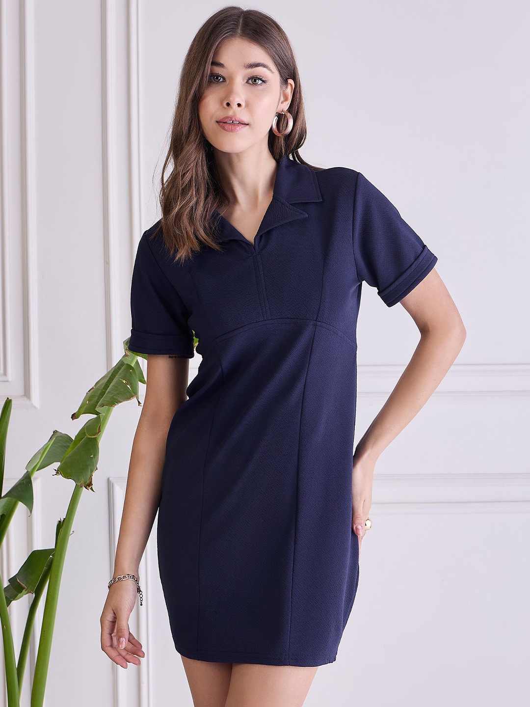 

Chemistry Sheath Mini Dress, Blue