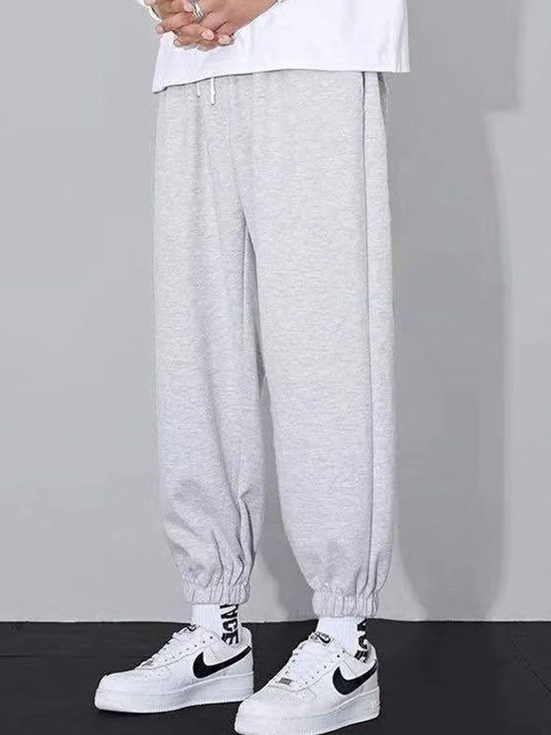 

StyleCast Men Regular Fit Joggers, Grey