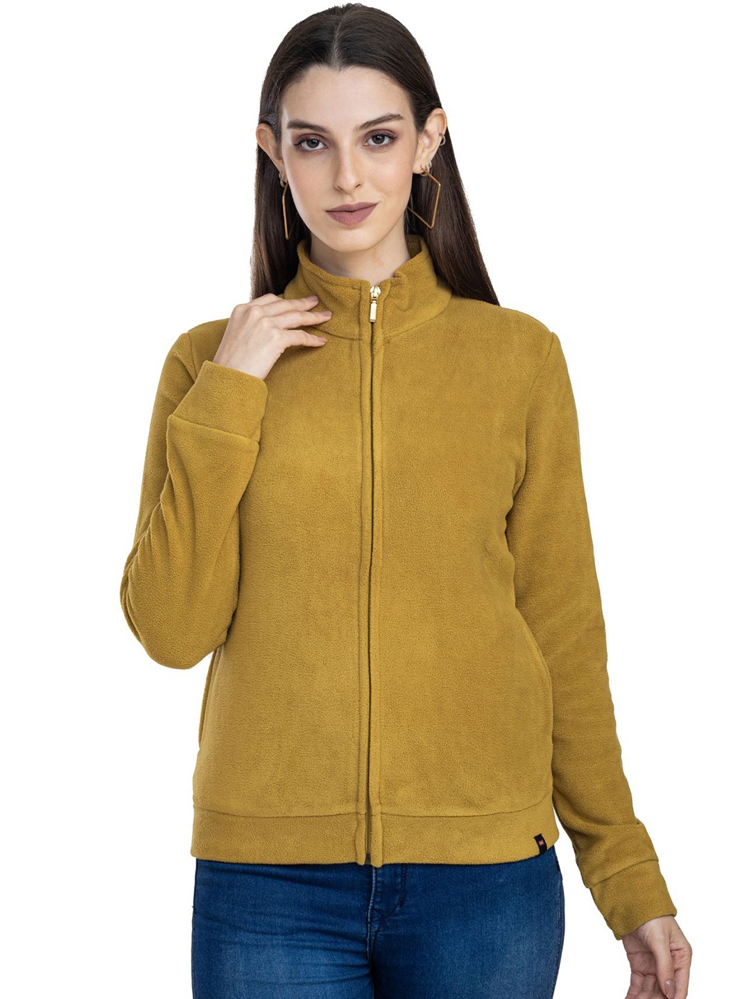 

Moda Elementi Women Sweatshirt, Gold