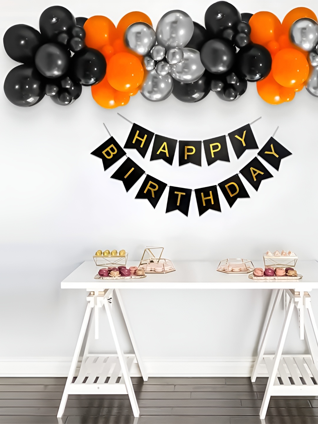 

Special You 27-Pcs Black & Grey Happy Birthday Decor