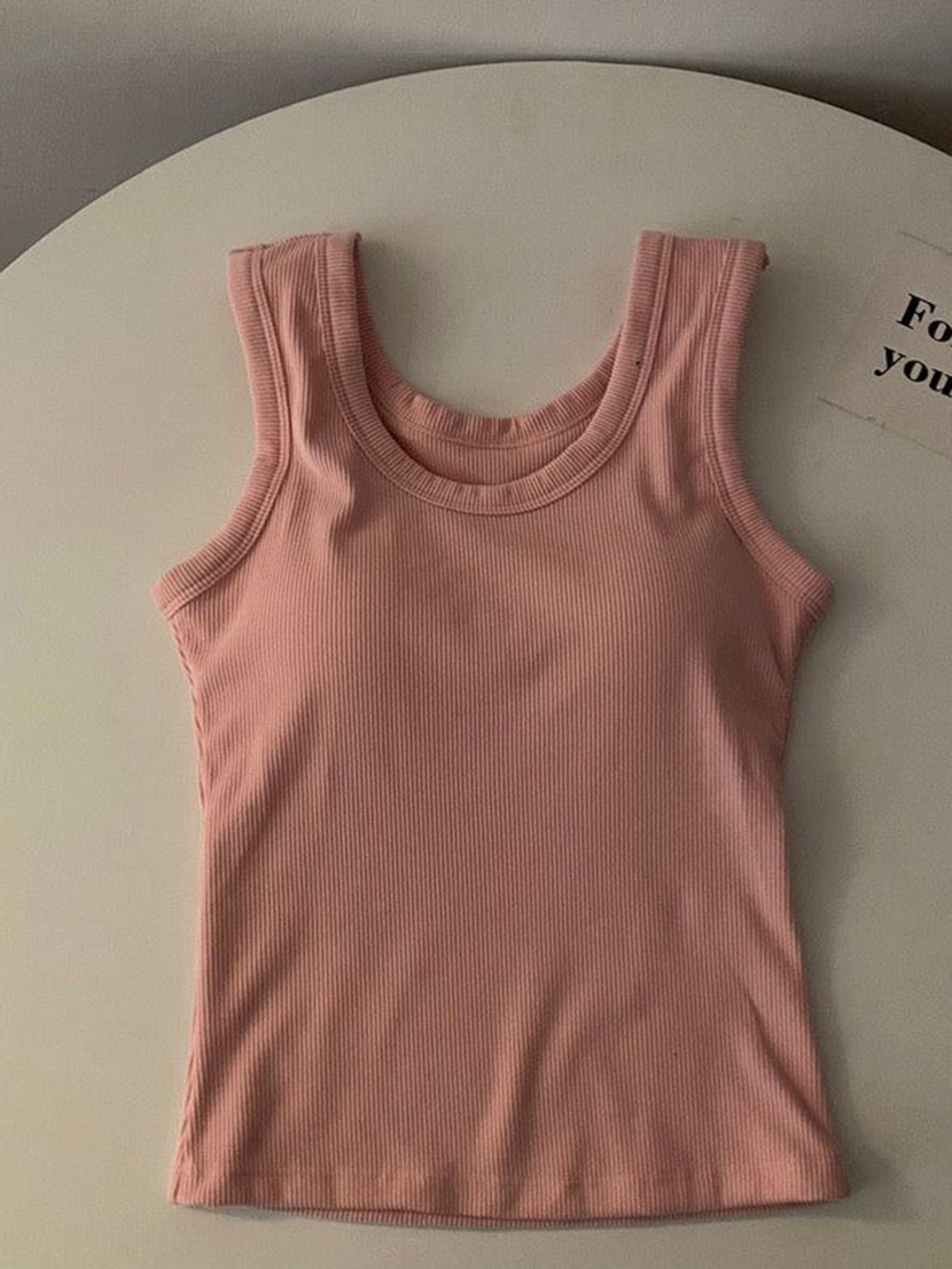 

Alamode By Akanksha Women Pink Stormie Tank Tops With Inbuilt Bra