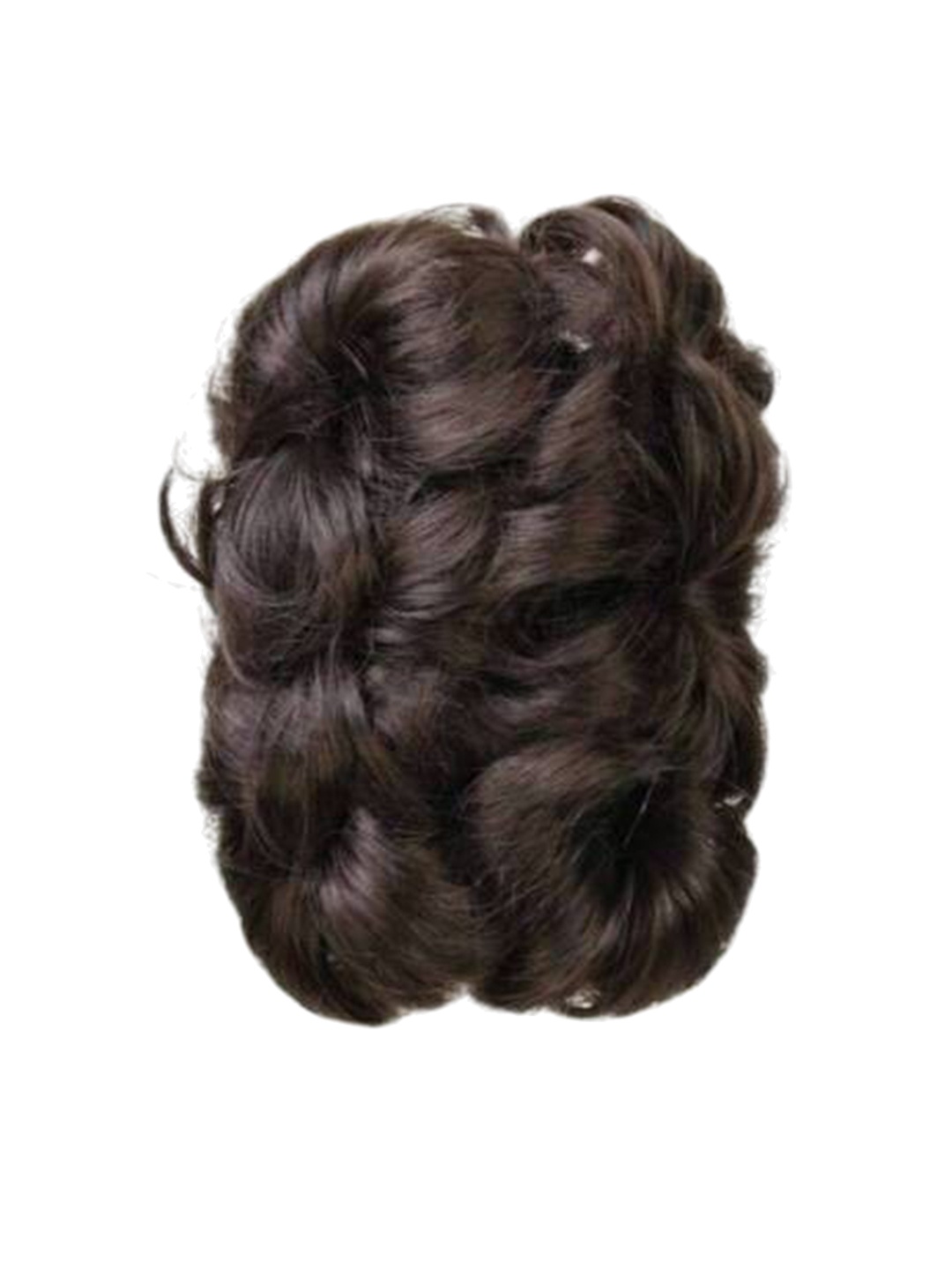 

CRIBE Clip-In Curly Hair Bun Extension - Natural Brown - 6 Inch
