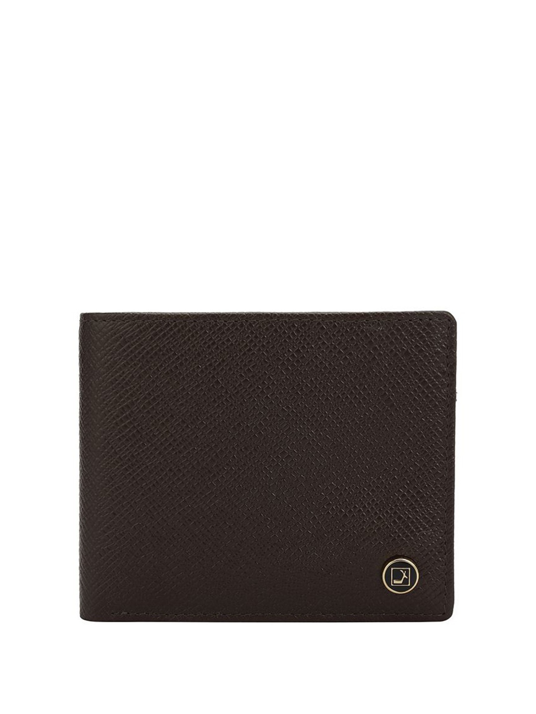 

Da Milano Men Leather Two Fold Wallet, Brown