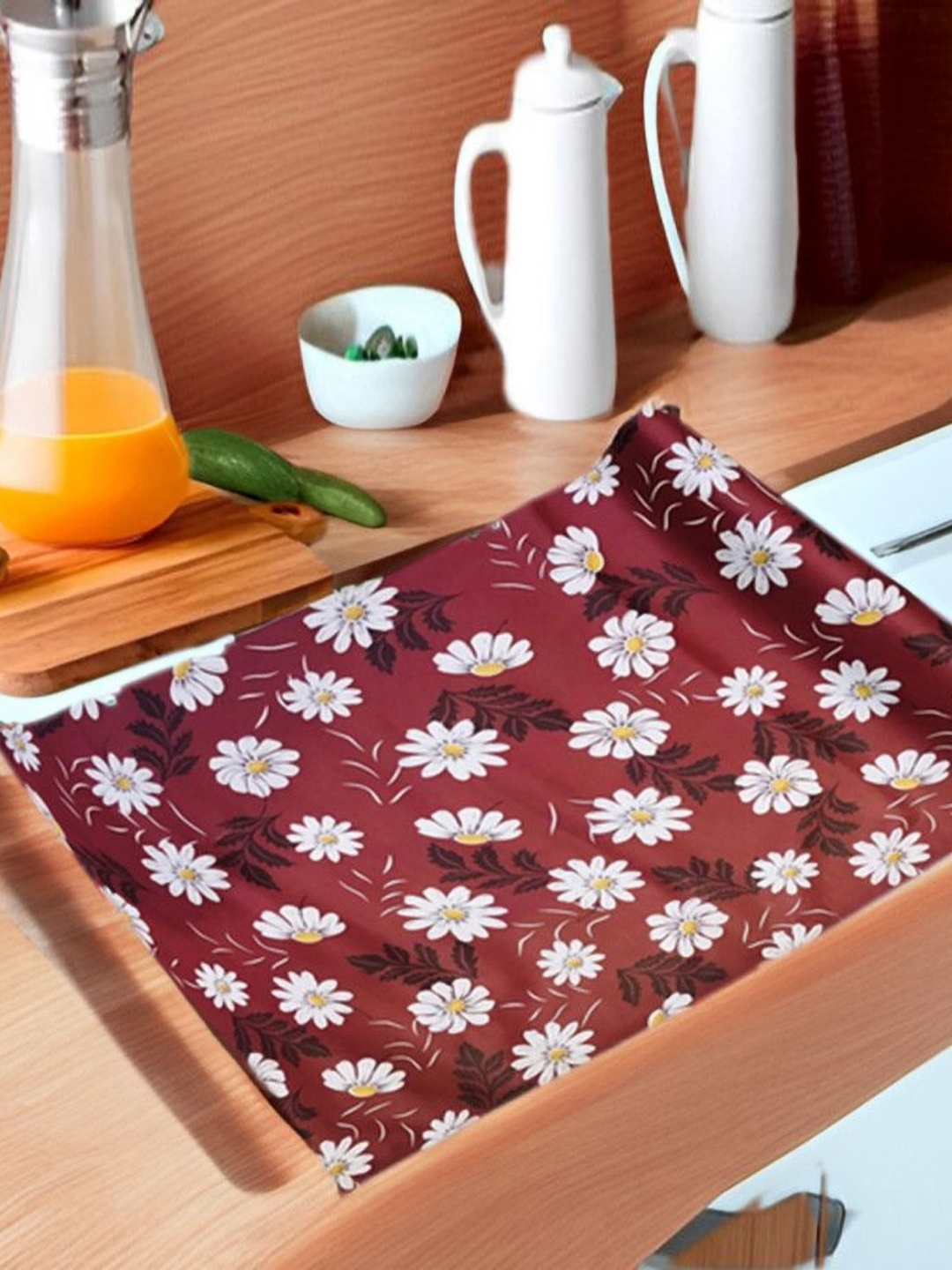 

REVEXO Pink Printed Water-Resistant Shelf Liner