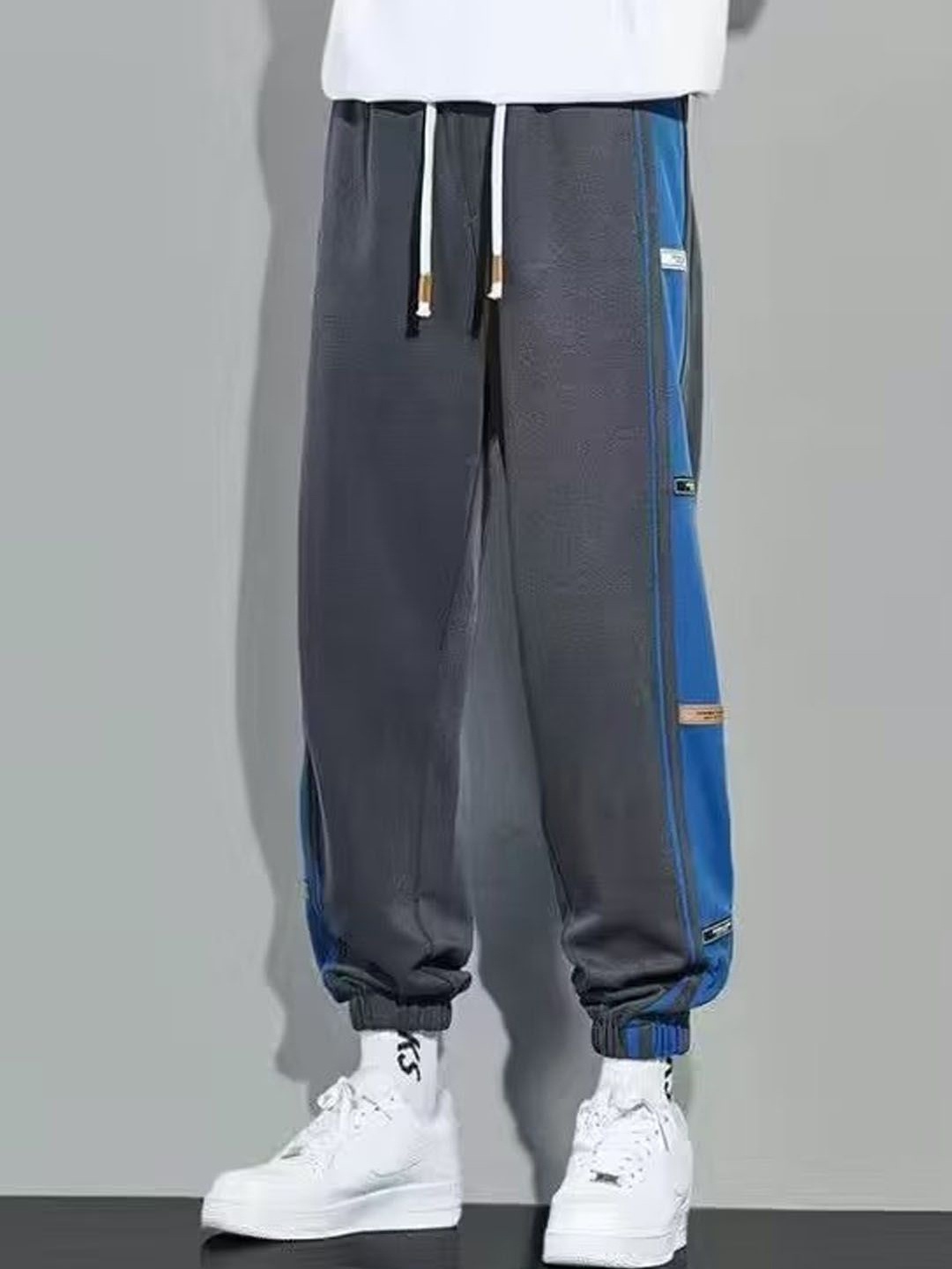

StyleCast Men Regular Fit Joggers Trousers, Grey