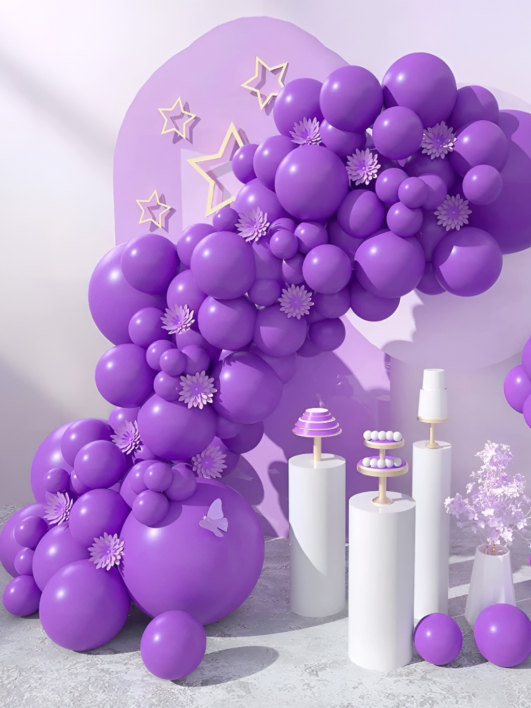 

Special You 50 Pcs Birthday Decorations, Purple