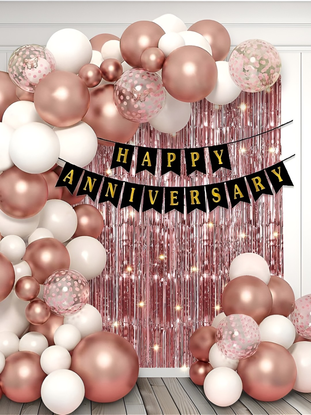 

Special You 45 Pcs Brown & White Birthday Decorations