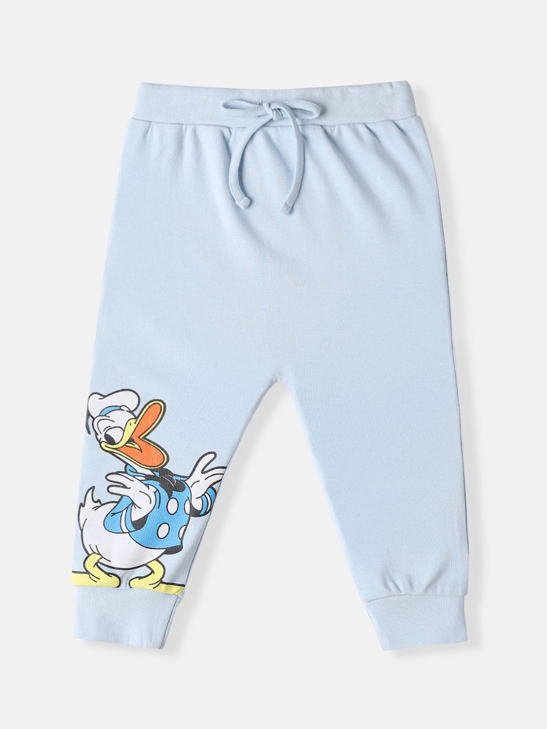 

Nauti Nati Infants Cotton Donald Duck Printed Jogger Style Track Pants, Blue