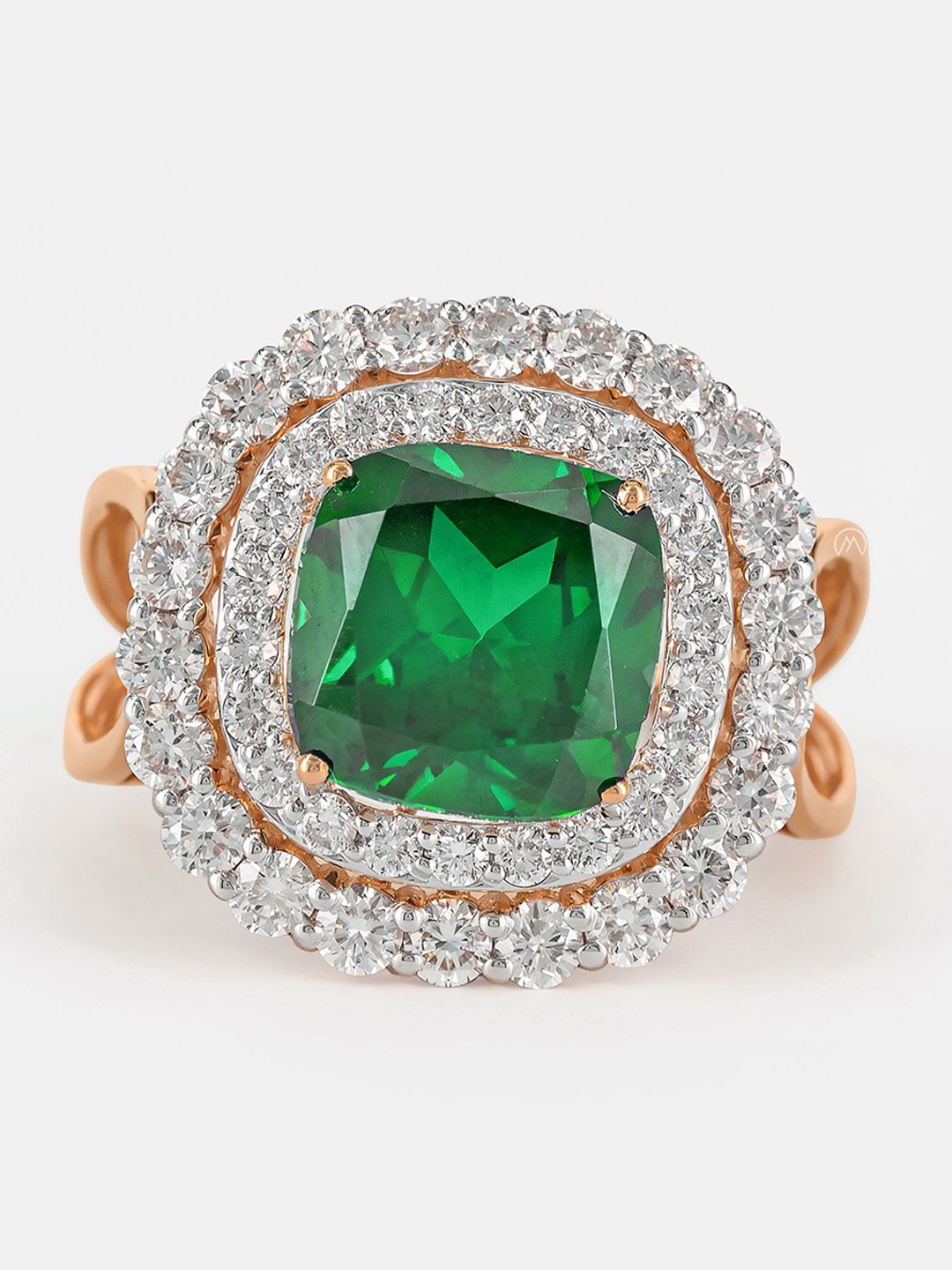 

MAIORA Women Maiora Understated Glam Diamond Ring 14Kt Rose Gold, Yellow