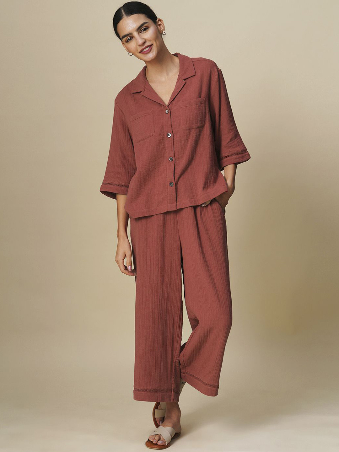 

Chemistry Women Night suit, Red