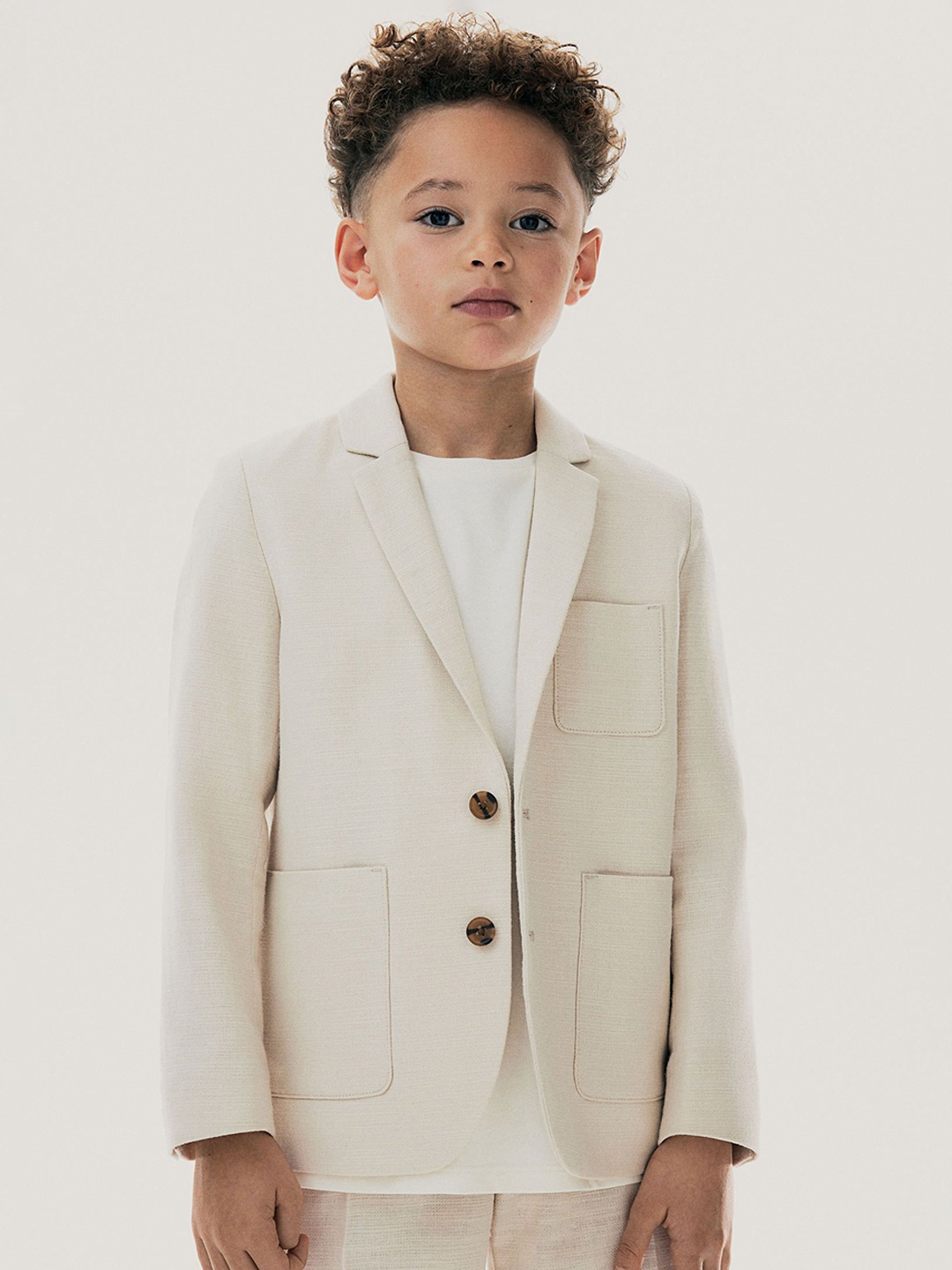 

H&M Boys Cotton Jacket, Beige