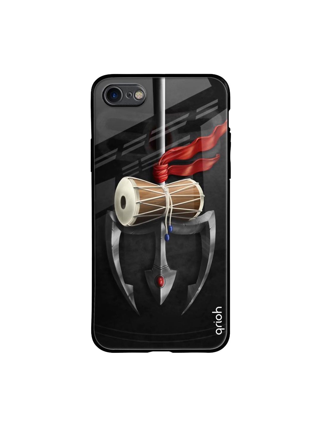 

QRIOH Power Of Lord Printed iPhone 7 Back Case, Black
