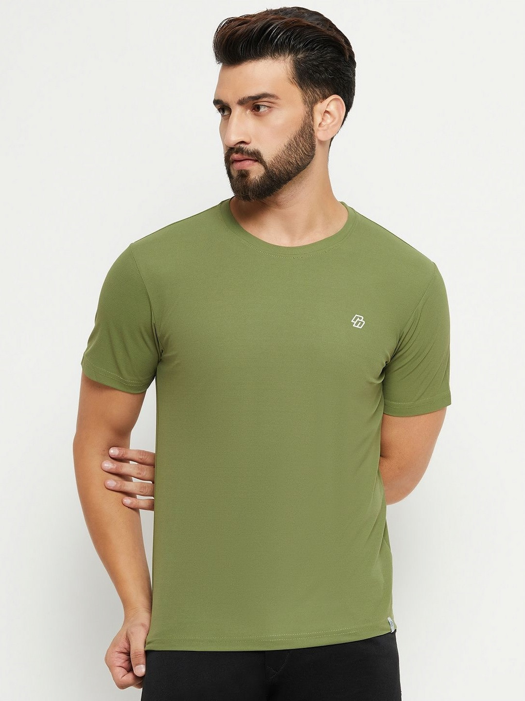 

RENUOVO Men Pockets T-shirt, Olive