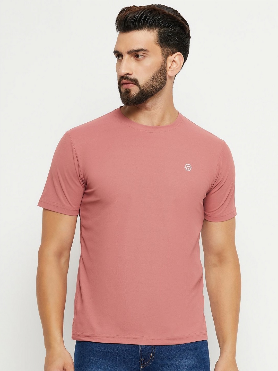 

RENUOVO Men Pockets T-shirt, Peach