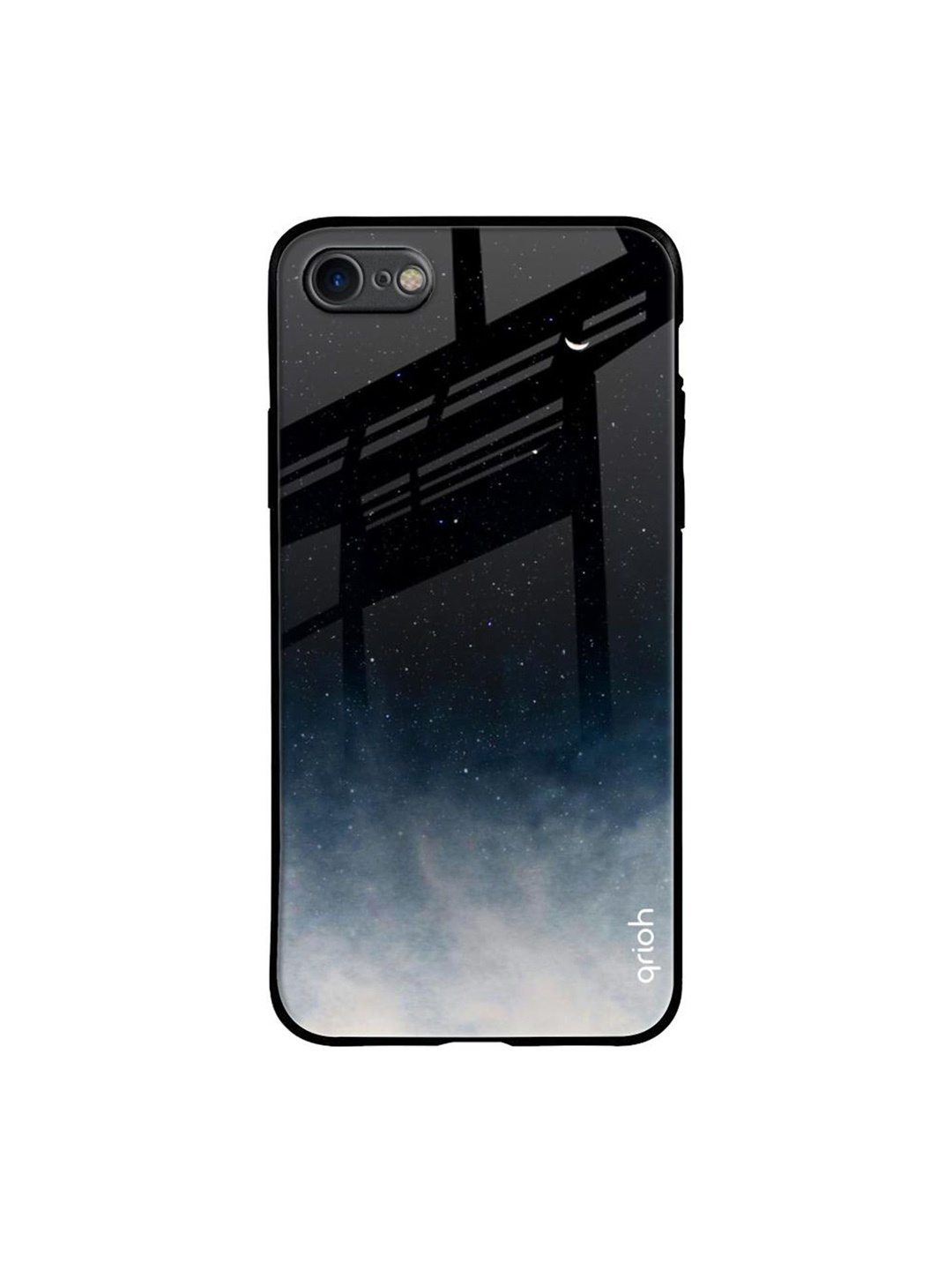 

QRIOH Black Aura Printed iPhone 7 Back Case
