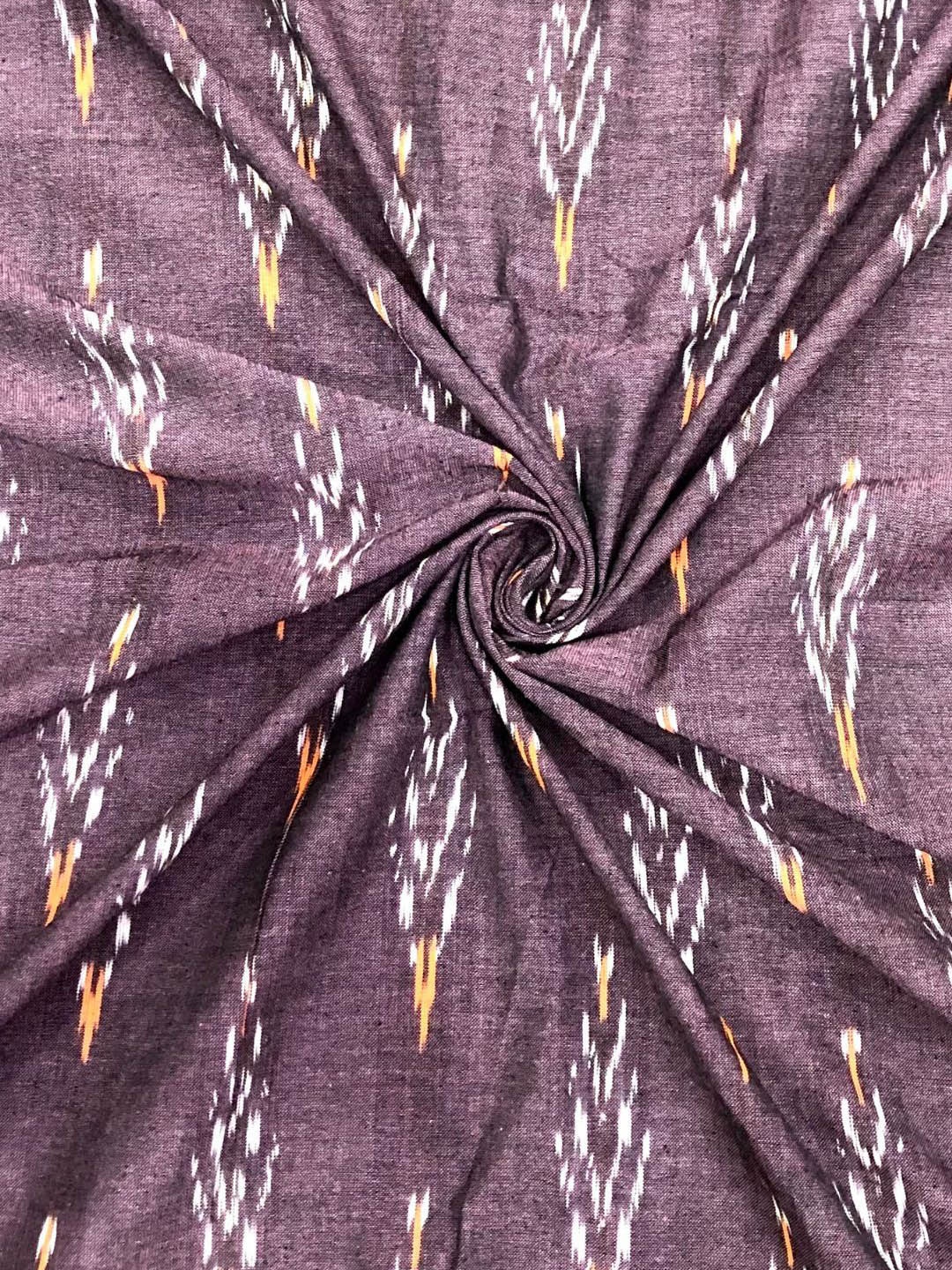 

PALASH Abstract Printed Pure Cotton Unstitched Dress Material, Purple
