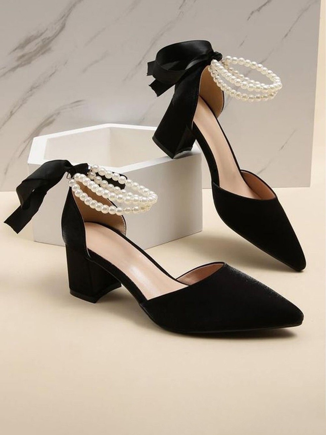 

Street Style Store Women Block Sandals, Black